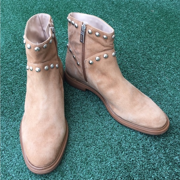 NWT Schutz Margot Boot Suede Hazel Brown 7 - Picture 11 of 11